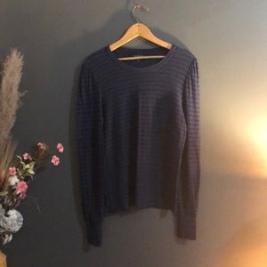 Lucky Brand Thermal Shirt Long Sleeve Navy Sz M